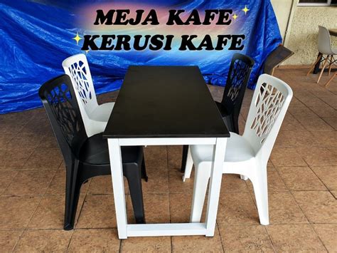 DISPLAY UNIT MEJA KAFE MEJA RESTORAN MEJA MAKAN DINING TABLE COMPUTER