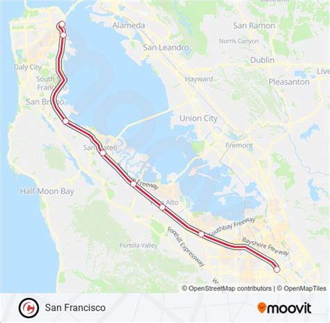 Bullet Route Schedules Stops Maps San Francisco Updated