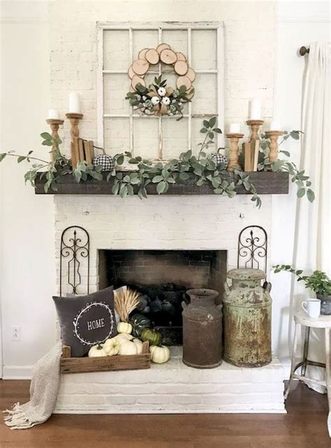 50 Beautiful Spring Mantle Decorating Ideas 38