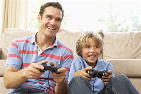 Father And Son Playing Video Games 1 مجله پزشکی دکتر سلام