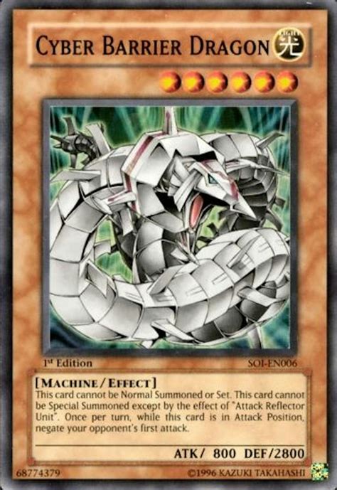 Yu Gi Oh Shadow Of Infinity 1st Edition Cyber Barrier Dragon Super Rare