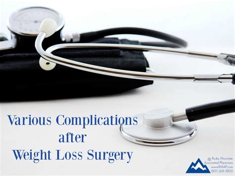 Various Complications After Weight Loss Surgery