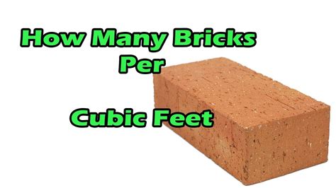 See full list on calculateme.com How Many Bricks are used in 1 Cubic feet? What Is The ...