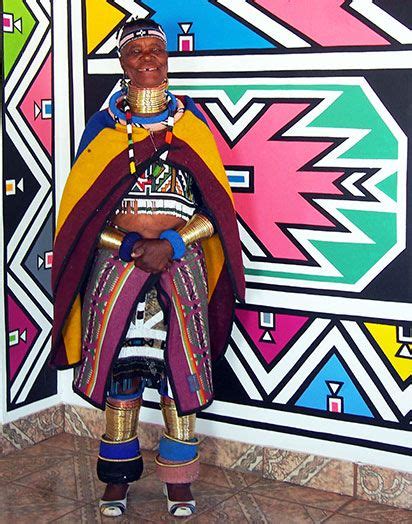Esther Mahlangu Ndebele Tribe South Africa African Artists African Art African Tribes