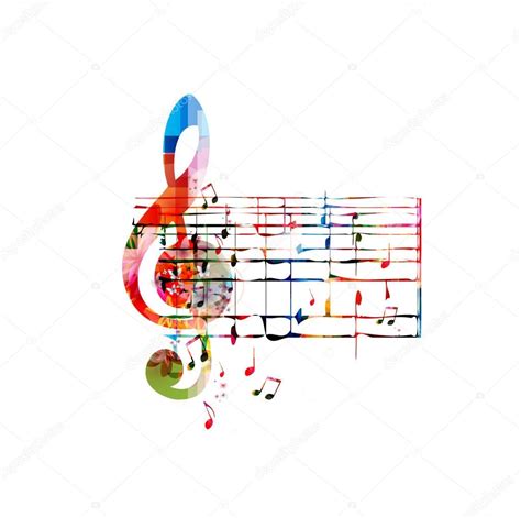 Creative music template with music notes — Stock Vector © abstract412 ...