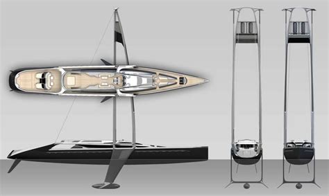 Radical New Sailboat Concept Twin Masted Swing Sail Future Yachts