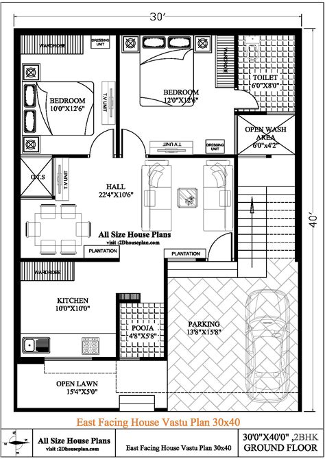 1 Bhk House Plan With Vastu Dream Home Design House Design Dream