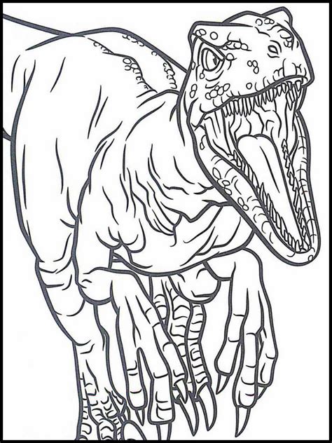 Kostenlose ausmalbilder in einer vielzahl von themenbereichen, zum ausdrucken und anmalen. Jurassic World Malvorlagen für Kinder 23