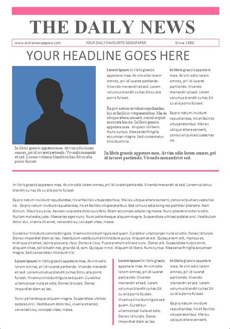 News services, such as the associated press or the united press international, are although many major newspapers prefer sentence style, the cmos recommends headline style for. Newspaper Template - 19+ Download Free Documents in PDF ...