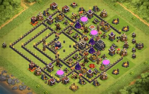 Download/copy farming base links , maps, layouts for town hall 9 in home village of clash of clans. 14+ Best TH9 Dark Elixir Farming Bases 2019 | Dark, Base ...