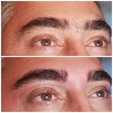 men wax too i am extra careful when waxing men s brows so they don t appear overly manicured