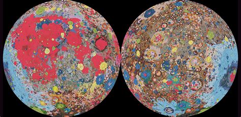 The Most Detailed Map Of The Moons Geology Ever