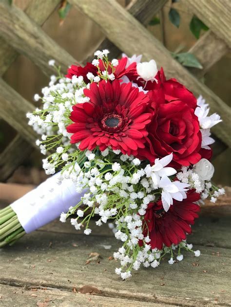 Excited To Share This Item From My Etsy Shop Red Rose Gerbera Daisy