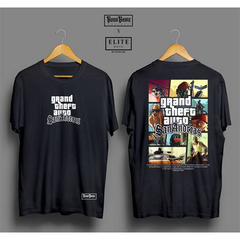 Oversized Eliter Shirt Gta Grand Theft Auto T Shirt San Andreas