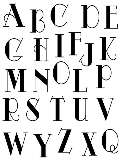 Large Fancy Letters Lettering Alphabet Hand Lettering Alphabet
