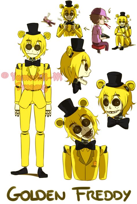 Fnaf Human Version Golden Freddy By Yumechii Ni On Deviantart