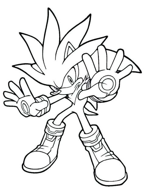 Dark Sonic The Hedgehog Coloring Pages When Viewed From Its Appearance