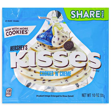 Hersheys Kisses Cookies N Creme 10oz