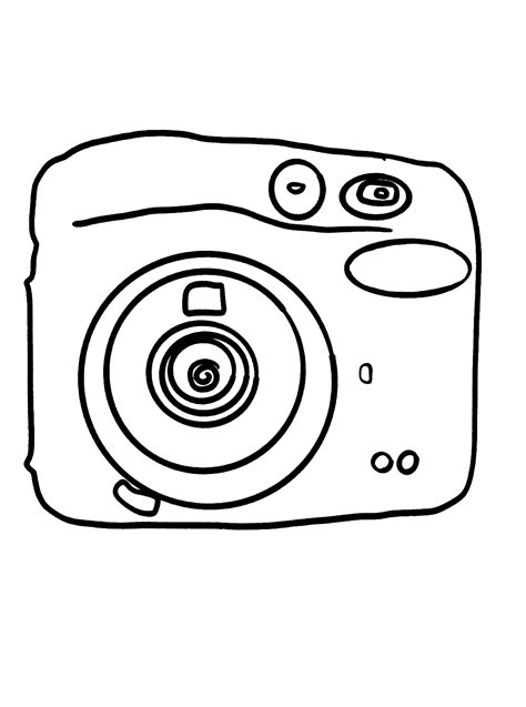 Camera Printable Drawing Coloring Pages Coloring Online Free