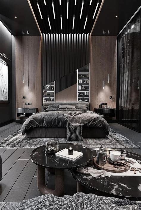 Bedroom Luxury Modern Unique Bedroom Design Black Bedroom Design