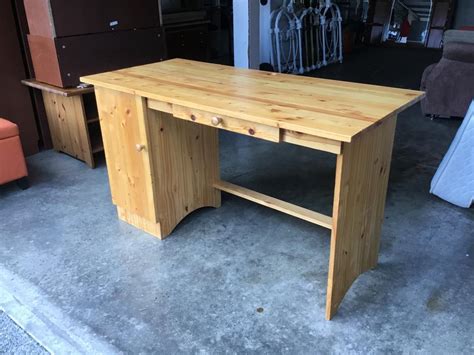 Ikea Solid Pine Desk Saanich Victoria