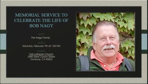 Bob Nagy Memorial Outinunder Slow Social Media