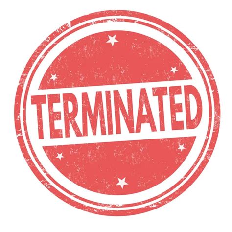Terminated Stock Vectors Royalty Free Terminated Illustrations