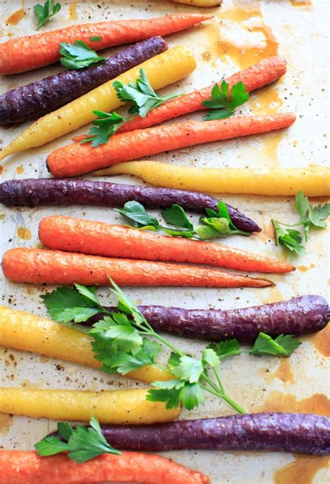 Maple Roasted Carrots Vegan Gluten Free Paleo Under 30 Minutes