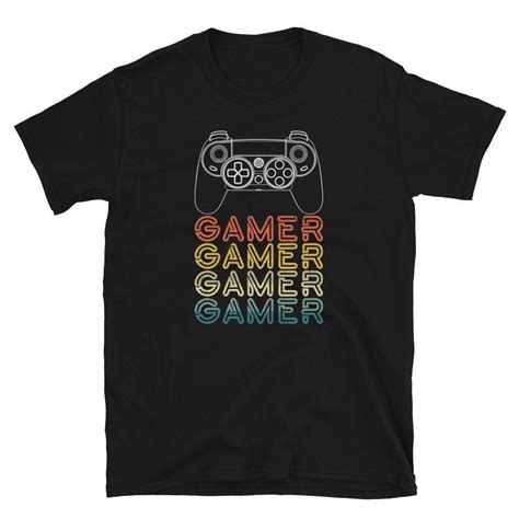Video Game Controller Tshirt Gamer Controller Shirt Retro Etsy Uk
