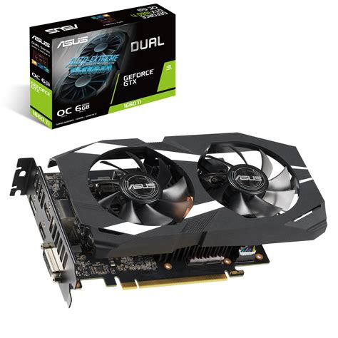 ASUS GeForce GTX 1660 Ti Dual 6GB OC GPU - 90YV0CT2-M0NA00 | CCL Computers