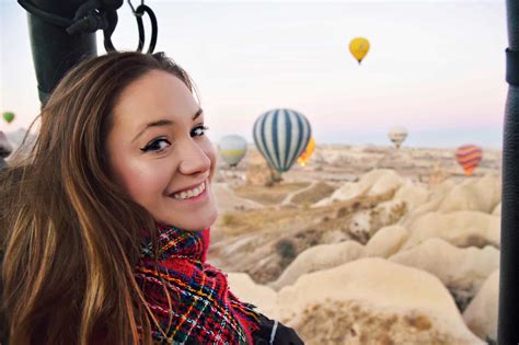 Hot Air Ballooning In Cappadocia Girl Vs Globe