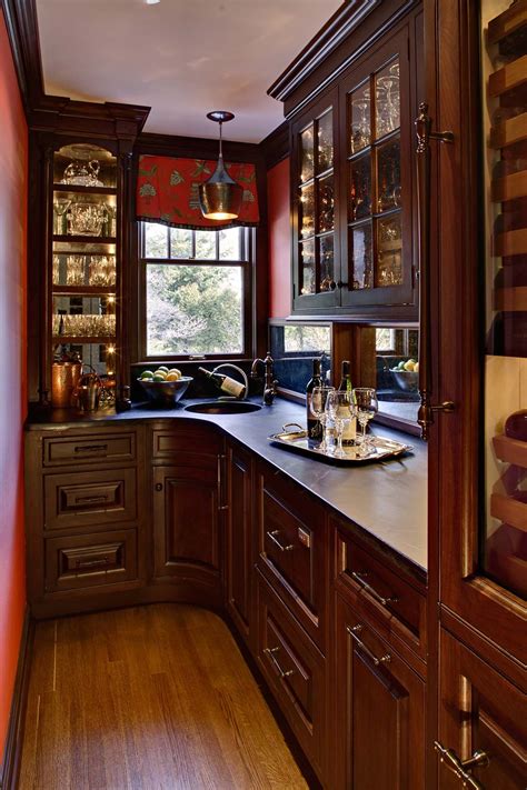 If you're building a cabinet to go in the corner of your pantry, you can use this design unchanged. Butler's-Pantry | Kitchen design color, Kitchen butlers ...