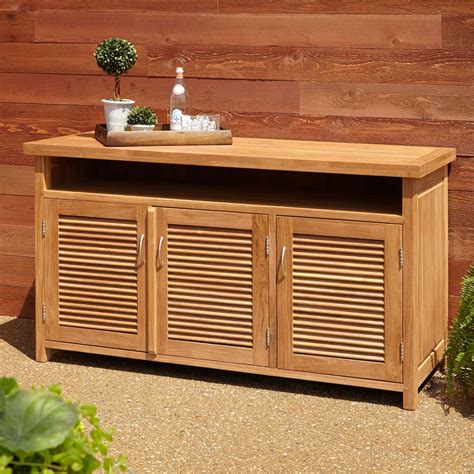 Stylish And Functional Patio Buffet Cabinet Patio Designs