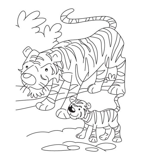Then you can paint the tiger beautiful. 60+ Tiger Shape Templates, Crafts & Colouring Pages | Free ...