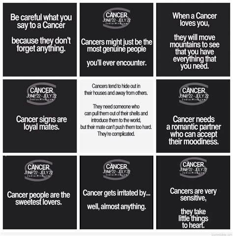Having cancer rising sign in your natal chart means you will need to evolve in a harmonious context and you will naturally flee tension and conflicts. Cancer zodiac quotes cards tumblr 2016