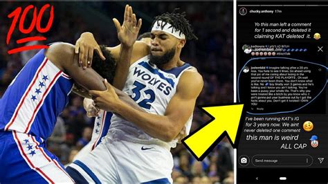 Embiid took to social media thursday night to share the news. Joel Embiid EXPOSED By Karl-Anthony Towns' Instagram ...