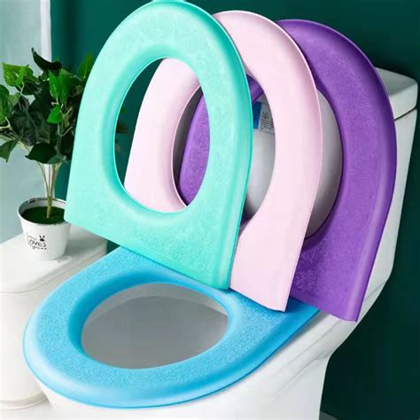 Memory Foam Toilet Seat Cover Cushion Toilet Seat Covers