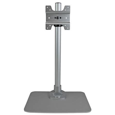 Single Monitor Stand Silver Works With