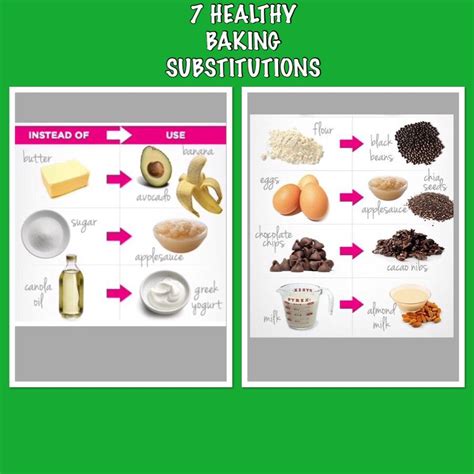Replace half the flour with oatmeal. 7 healthy substitutions for baking. Best part, nobody knows you've made some changes to a f ...