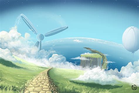 Artstation Wip Tropical ‘one Piece Island Concept 3
