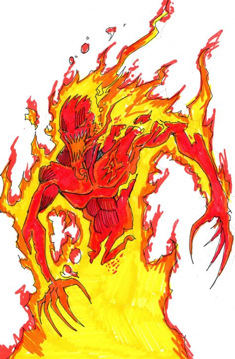 Symbiote Human Torch By Hulkling On Deviantart
