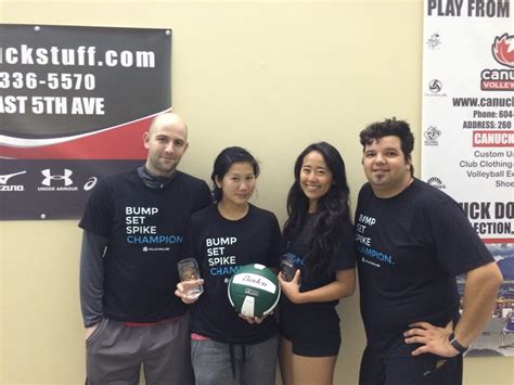 Thursday Hjsc Coed 4s Pool B Champions Volleyball Bc