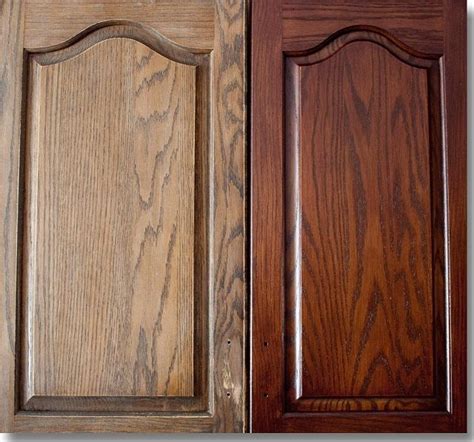 Stained kitchen cabinets will never go out of style (although certain stain colors may rise and fall in popularity). Restaining Cabinets For Kitchen Oak Cabinets Before And ...