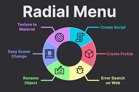 Radial Menu Utilities Tools Unity Asset Store