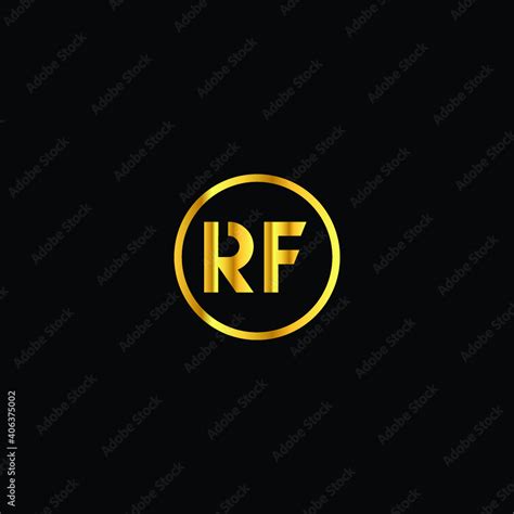 Rf Logo Rf Icon Rf Vector Rf Monogram Rf Letter Rf Minimalist Rf