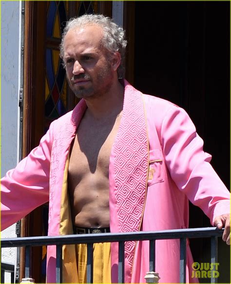 Photo Edgar Ramirez Goes Shirtless Wears Pink Robe At Versace Mansion 02 Photo 3898069 Just