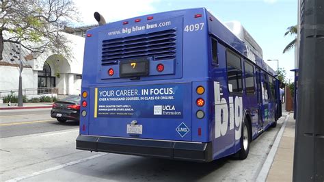 Big Blue Bus 2006 New Flyer L40lf Route 7 Local Bus 4097 At 4th St