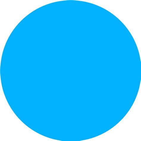 Large Blue Circle Emoji For Facebook Email And Sms Id 8172 Uk