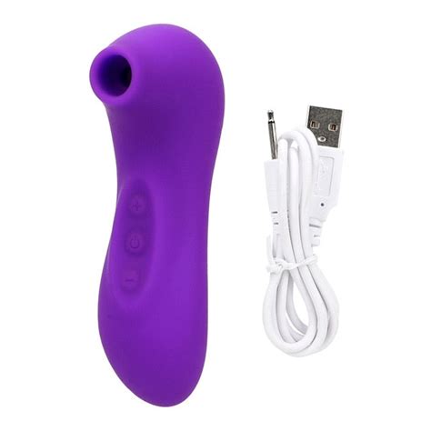 Massaging Vibrator With Suction Womens Toy
