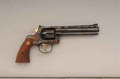 Cci gold dot ammunition.44 remington magnum 200gr, hollow point for short barrels 20rd box. Colt Python .357 Magnum double action revolver with 6" barrel that is fully and finely gold inlaid